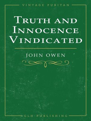cover image of Truth and Innocence Vindicated